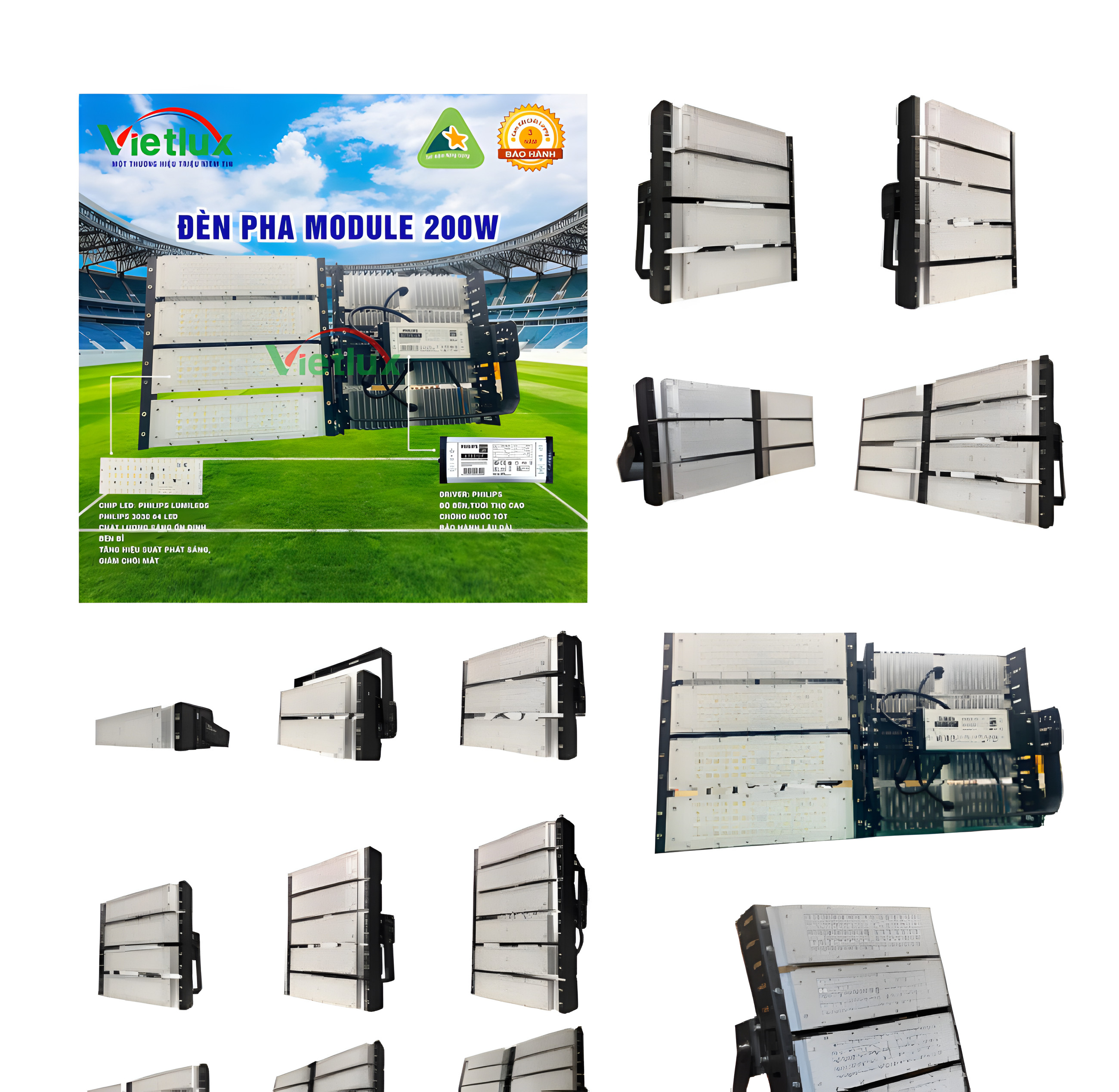 Đèn pha LED Module Vietlux